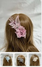 Hair Accessories Luxury Flower Comb Grip Clip Races Wedding Prom Party