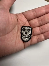 Misfits Patch MINI Iron/Sew on Embroidered High-quality Samhain Danzig Metallic