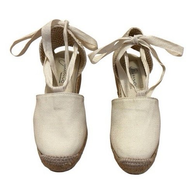 Gaimo Espadrille WedgeHeels Lace up Sandals Size 5