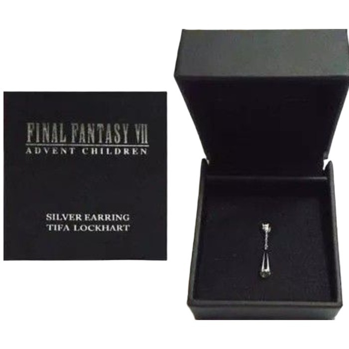 FFVII Advent Children Tifa Lockhart Silver 925 Single Earring Square Enix New