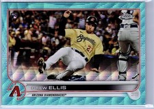 2022 Topps Chrome #77 Drew Ellis Aqua Wave Refractor #/199