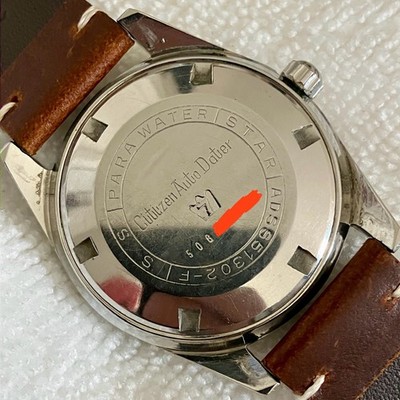 Citizen Auto Dater Para 40m Water 25 Jewels Automatic Watch