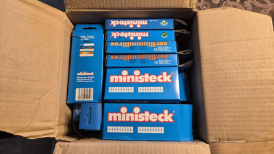 Ministeck Kreativset Sortiment Konvolut Nr. 610/611/612/654/655 uvm. mehrfarbig