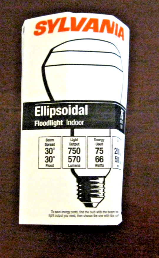 Sylvania 75W ER30 Bombilla Empotrada Lámpara Reflector Elipsoidal 75ER30 HECHO EN EE. UU. Foto 2 de 4