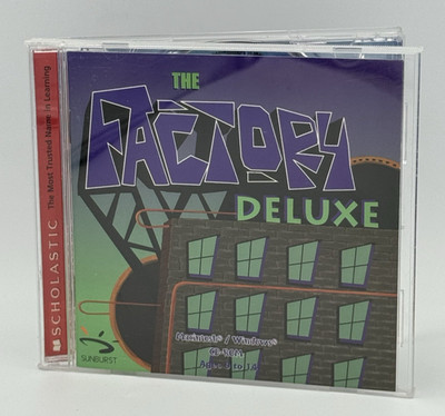 The Factory Deluxe CD-ROM Scholastic Sunburst Windows Mac Complete w Manual