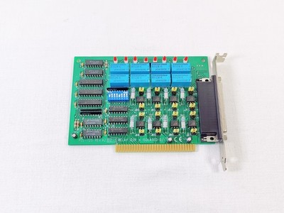 Advantech PCL-725 Industrial ISA I/O Card 8 Relay Outputs 8 Opto-Isolated Inputs