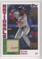 2019 Topps 1984 Baseball Relics Series 2 150th Anniversary Victor Robles gh4