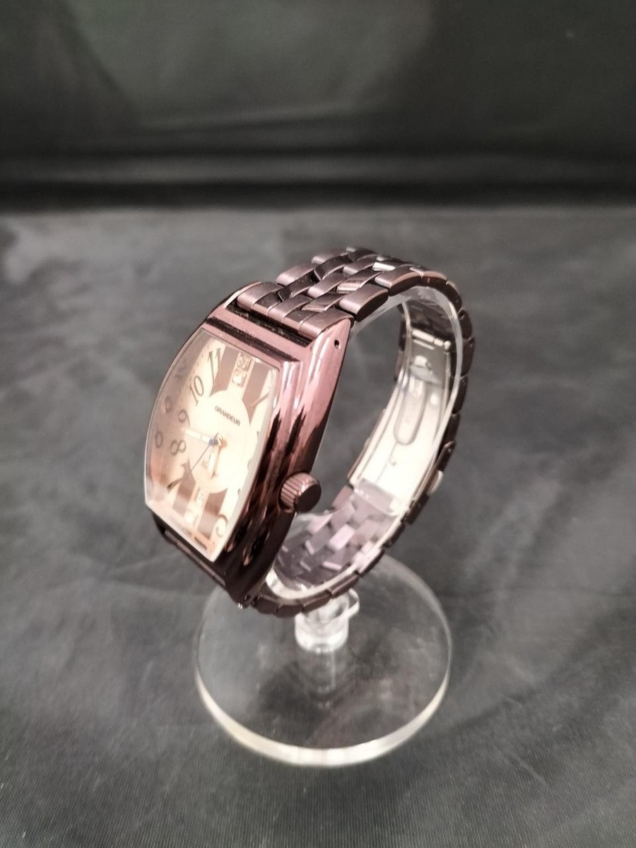 Grandeur Quartz Analog GSX038 #bd98 Acceptable Wristwatch for sale