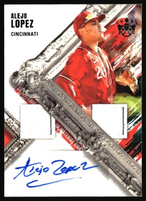 Panini - Diamond Kings Patch Auto 2022 Alejo Lopez DMS-AL Signed by Alejo Lopez