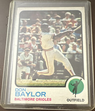 Topps 1973 Don Baylor #384 Baltimore Orioles Base Set Baseball Card