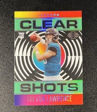 2021 Panini Illusions - Clear Shots Trevor Lawrence #CS-16 Emerald (RC)