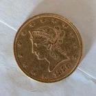 1880 $5 US Gold Half Eagle Liberty Head Coin Reeded Edge Pre-1933