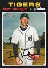 2020 Topps Heritage #227 Drew VerHagen - BB