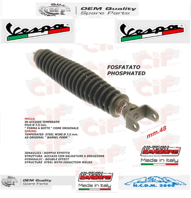Stoßdämpfer CARBONE für Wespe Rallye 180-200 Halterung 48 MM COD.6321-FS