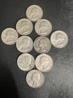 1964 D Silver Quarter Lot 10 Coins 25C