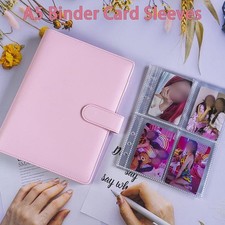 A5 Kpop Photocard Binder with 25 Pages 4-pocket Card Collector Album with 200 Ca