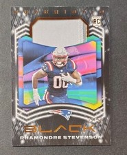 2021 RHAMONDRE STEVENSON PANINI BLACK FUTURISTIC COPPER SP /50 RC PATCH PATRIOTS
