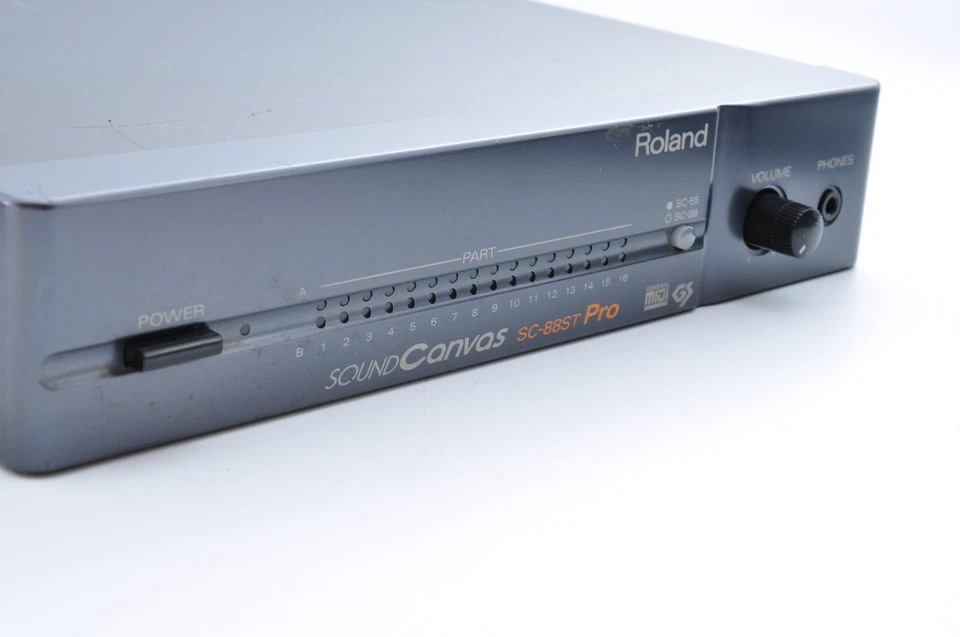 Roland SC-88ST Pro 1997 MIDI Sound Module w/Adapter Working ZK30315 - Image 4 of 4