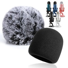 Blue Yeti Pop Filter, 2PCS Blue Yeti Foam Windscreens, Yeti Microphone