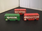 MATCHBOX LESNEY,SUPERFAST LOT OF THREE LONDON BUSES