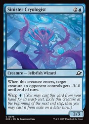 Sinister Cryologist 75/426 Common Edge of Eternities Magic: The Gathering