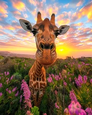 8x10  Photo Art Print - Giraffe Photograph Artwork Picture Nature Artwork Decor