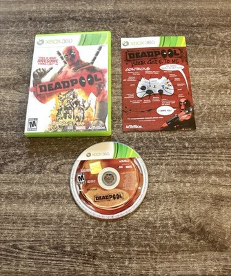 Deadpool (Microsoft Xbox 360, 2013) CIB! Tested & Working!