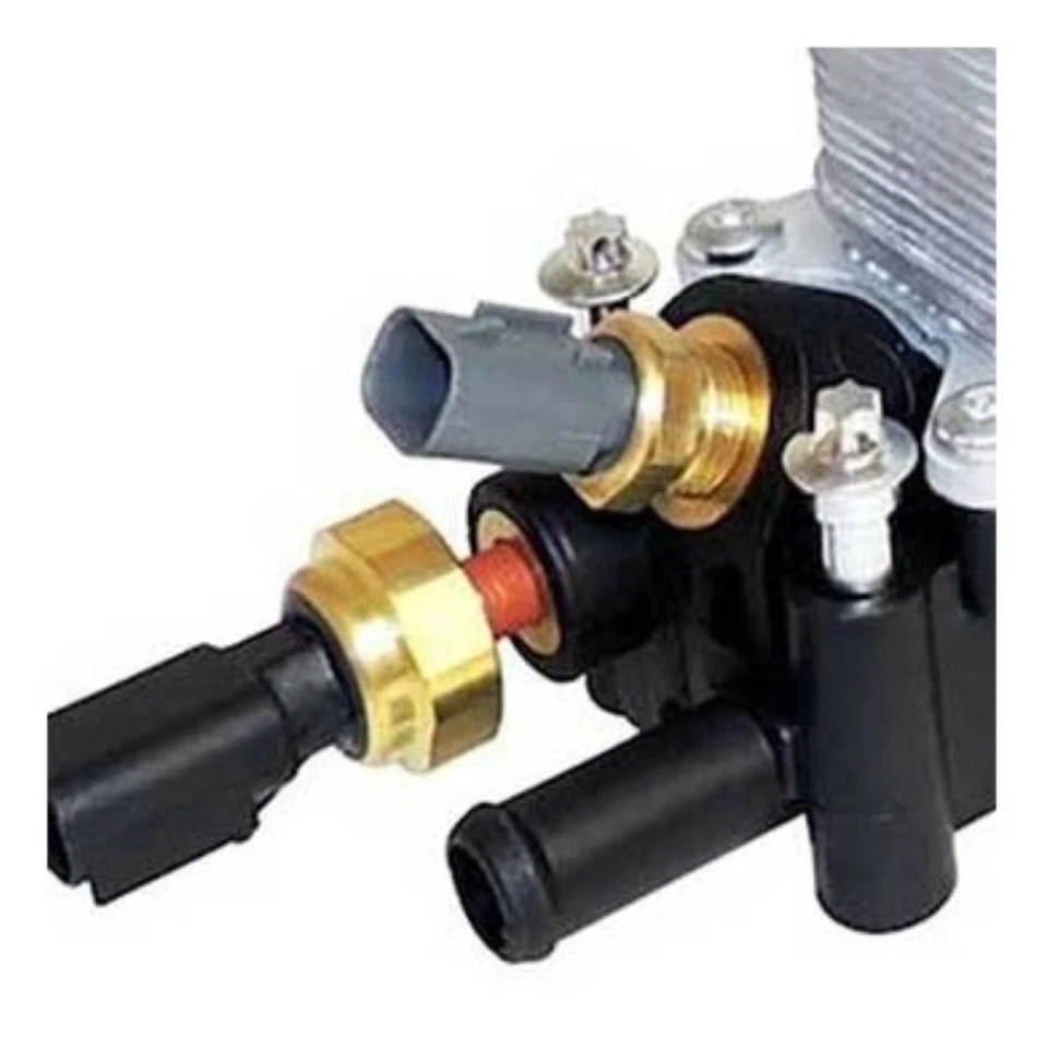 Черный неокрашенный масляный фильтр и охладитель двигателя для Chrysler Town & Country 2014 2015 годов выпуска - Изображение 3 из 4