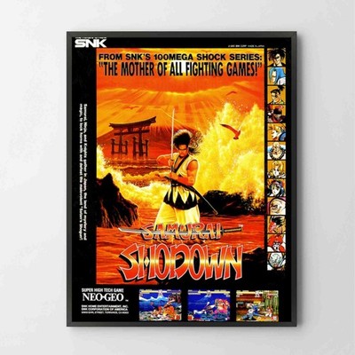 Poster Samurai Shodown Neo Geo AES MVS Arcade Glossy Unframed Print G0903
