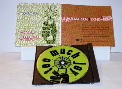 Too Much Joy -  Starry Eyes Promotional ONLY CD Single -  ** Free Shipping**