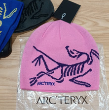 Arc'teryx Bird Head Toque Beanie Pink Merino Wool Knit Winter Hat NWT