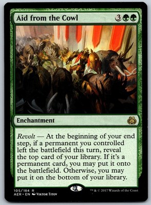 Aid from the Cowl R Aether Revolt 105 NM