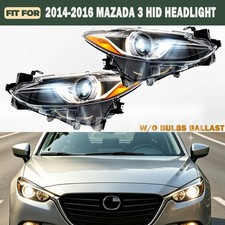 Lhrh For Mazda 3 Headlight 2014-2016 Lenshousing Hidxenon Ma2503145ma2502145