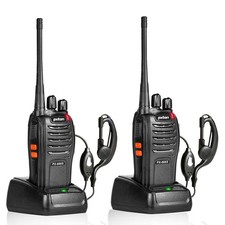 pxton Walkie Talkies Rechargeable Long Range Two-Way Radios with 2-pack
