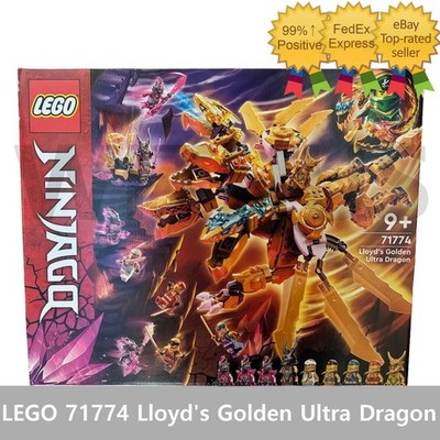 LEGO 71774 Ninjago Lloyd's Golden Ultra Dragon 989pcs/ Brand New