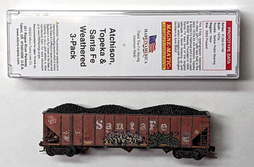 Microtrenes MTL 10845590 Santa Fe ATSF 80914 FW desgastados de fábrica | Zustand: New