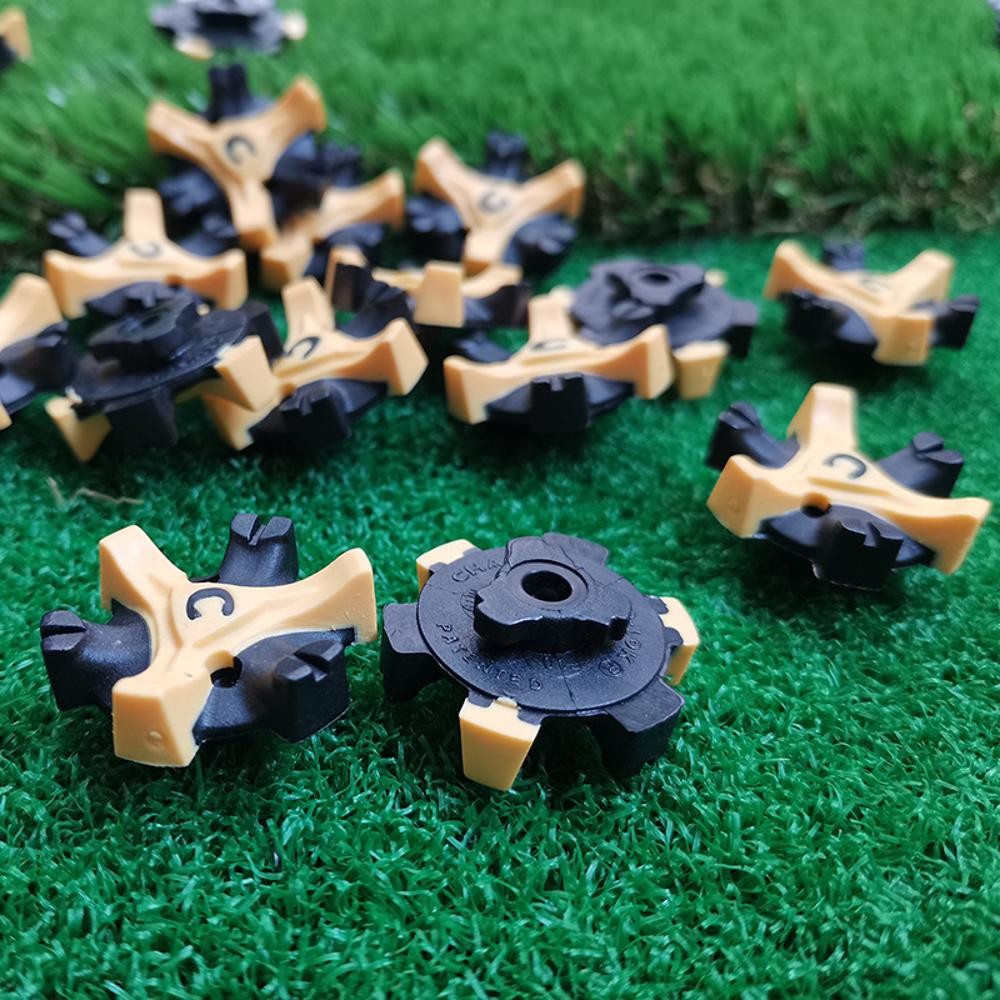 20pcs 2.5cmx1.2cm Plastic Golf Shoe Spikes Fast Twist Q-Lok For Footjoy Champ