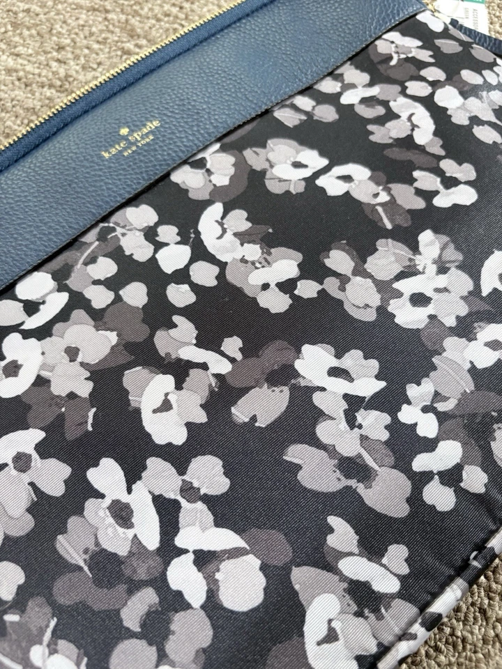"Funda para portátil Kate Spade New York azul floral 14""" Foto 3 de 4