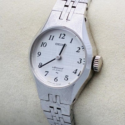 Seiko 1140 Mechanical Vintage Watch Hand Winding 23 Jewels wrist 14cm