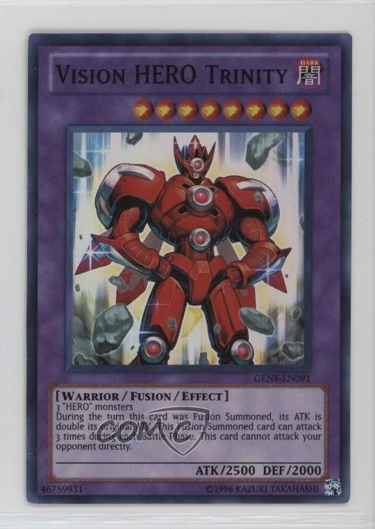 Vision HERO Trinity 1st Ed. YuGiOh Generation Force #GENF-EN091
