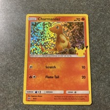 2021 Pokemon Mcdonalds 25th Anniversary Charmander Confetti Holo 925  Jk68