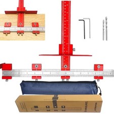 Cabinet Handle Jig, Hole Drilling Template for Pulls/Knobs/Handles Installati...