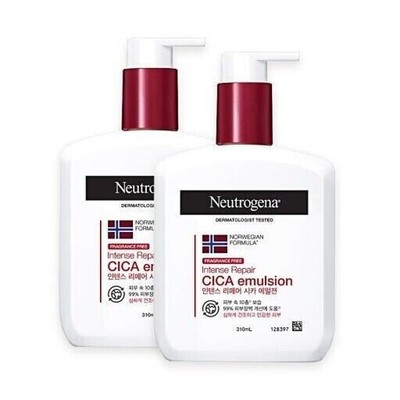 Neutrogena Intense Repair Cica Emulsion K?rperlotion 310ml x 2EA