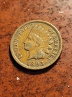 1893 Indian Head Copper Cent, full liberty, Philadelphia     inv03    p108