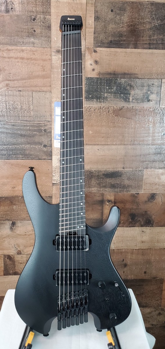 Ibanez Iron Label QX527PB 7-string - Weathered Black, Free Ship