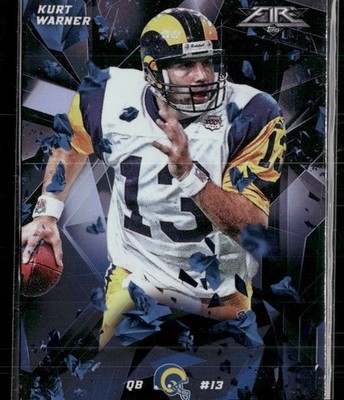 2015 Topps Fire #42 Kurt Warner Silver