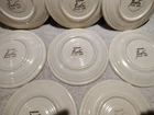 Set of 8 Vintage Fiesta IVORY 6" SAUCERS MARKED