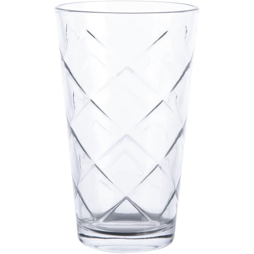 Набор стаканов Gibson 141407.04 объемом 16 унций с решетчатым рисунком