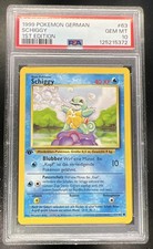1999 Pokemon German 1st Edition #63/102 SQUIRTLE PSA 10