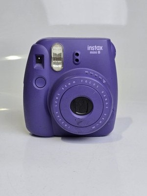 Fuji Instax Mini 8 Fujifilm Instant Film Camera Grape / Purple No Battery Cover